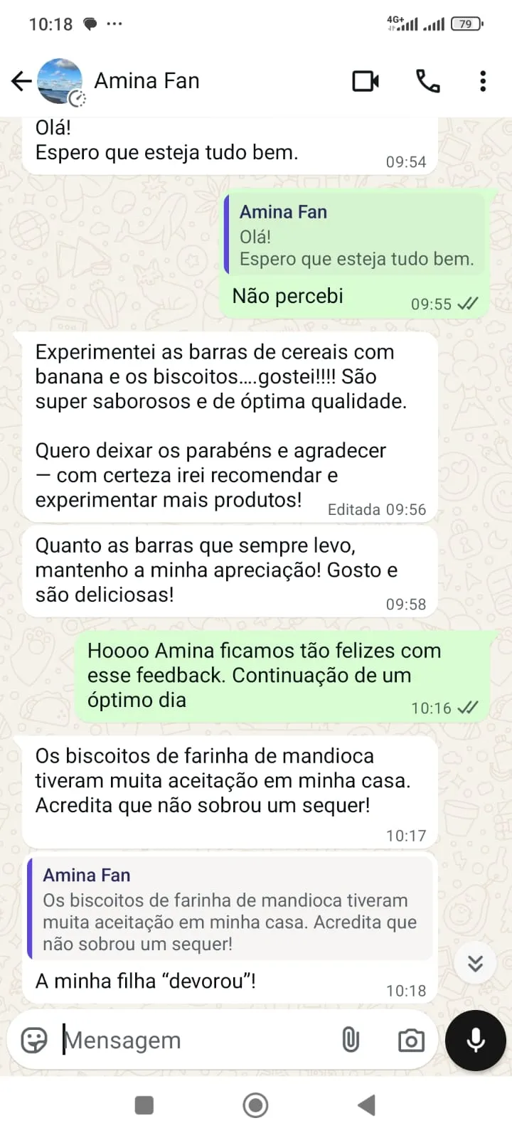 Review de cliente